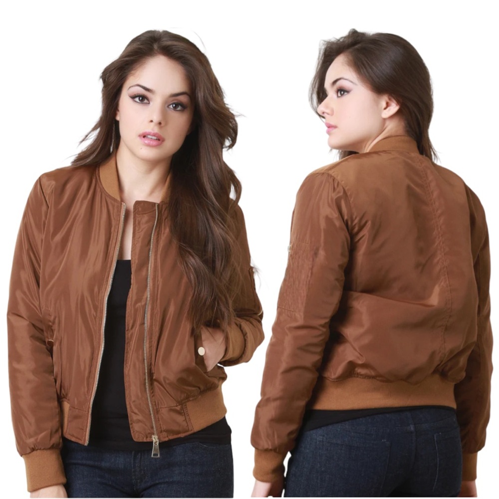 MAREZZI COUTURE Zipped Up Bomber Jacket - Size M